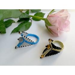 Pierścionek z koralików toho Pierścionek z koralików toho