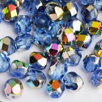 Koraliki czeskie Fire Polished vitral-sapphire 6 mm 10 szt. Koraliki czeskie Fire Polished vitral-sapphire 6 mm 10 szt.