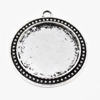 Baza wisiorka okrągła srebrna 30 mm Baza wisiorka okrągła srebrna 30 mm