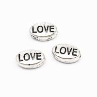 Koralik srebrny love