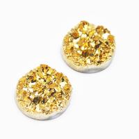 Kaboszon druzy gold 12 mm Kaboszon druzy gold 12 mm