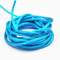 Sznurek satynowy 1mm aqua