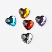 Kaboszon akrylowy serce 5 szt