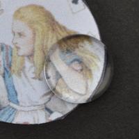 Kaboszon szklany przezroczysty 12 mm Kaboszon szklany przezroczysty 12 mm