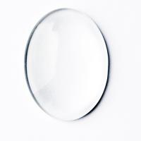 Kaboszon szklany przezroczysty 30 x 40 mm Kaboszon szklany przezroczysty 30 x 40 mm