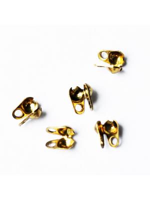 Końcówka łańcuszka kulkowego antyczny brąz 1,5 mm Końcówka łańcuszka kulkowego antyczny brąz 1,5 mm