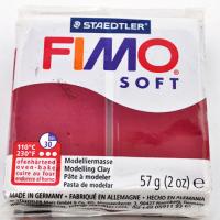 Modelina Fimo 23 Wiśniowy 1/2 kostki Modelina Fimo 23 Wiśniowy 1/2 kostki