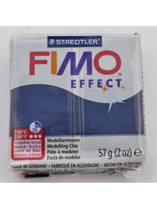 Modelina Fimo 38 Niebieski Metaliczny 1/2 kostki