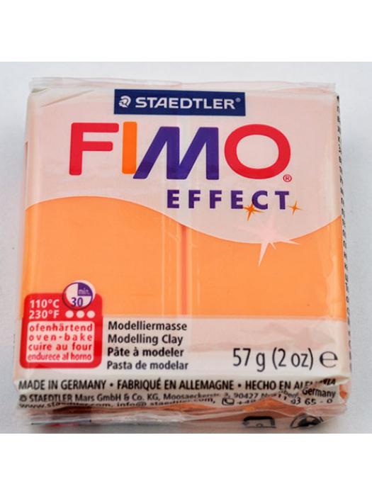 Modelina Fimo 404 Pomarańczowy Przeźroczysty 1/2 kostki