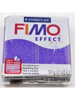 Modelina Fimo 602 Fioletowy Brokatowy 1/2 kostki