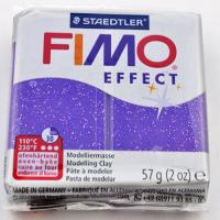 Modelina Fimo 602 Fioletowy Brokatowy 1/2 kostki Modelina Fimo 602 Fioletowy Brokatowy 1/2 kostki