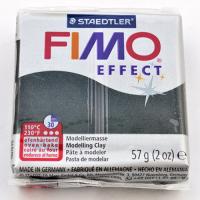 Modelina Fimo 907 czarny perlowy 1/2 kostki Modelina Fimo 907 czarny perlowy 1/2 kostki