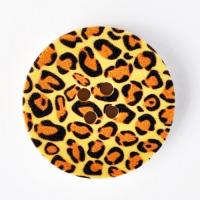 Guzik drewniany panterka Guzik drewniany panterka