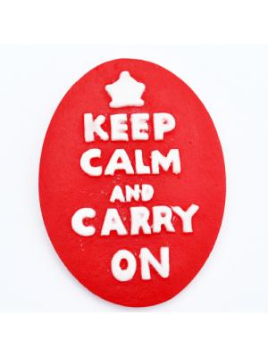 Kaboszon czerwony Keep Calm and Carry On  Kaboszon czerwony Keep Calm and Carry On
