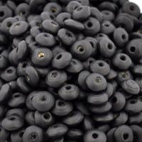 Koralik drewniany oponka 10 mm czarny