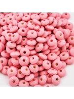 Wood bead abacus light pink