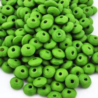 Koralik drewniany oponka 10 mm zielony Koralik drewniany oponka 10 mm zielony