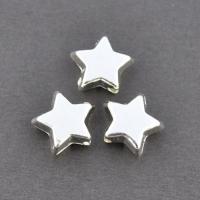Koralik akrylowy srebrna gwiazdka 10 x 9 mm Koralik akrylowy srebrna gwiazdka 10 x 9 mm