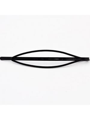 Spinka do włosów czarna 70 mm 