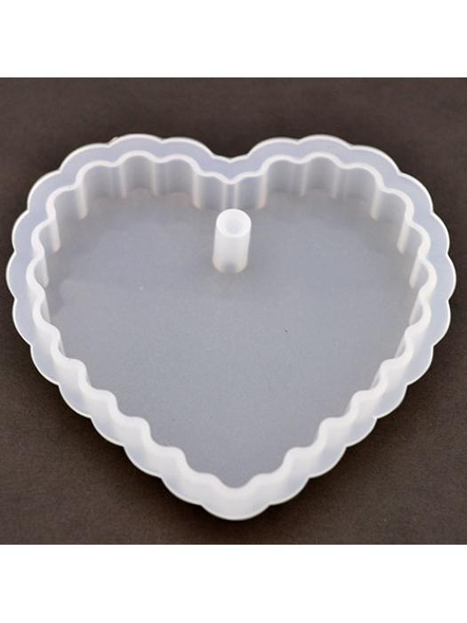 Forma silikonowa serce ażurowe 5,4 cm