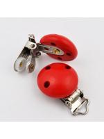 Pacifier Clip red