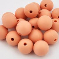 Koralik silikonowy 12 mm brzoskwiniowy Koralik silikonowy 12 mm brzoskwiniowy