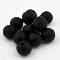 Koralik silikonowy 12 mm czarny Koralik silikonowy 12 mm czarny
