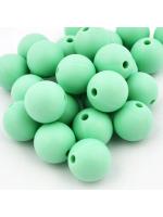 Koralik silikonowy 12 mm blue green