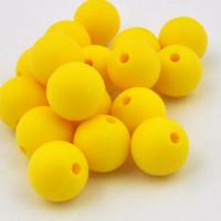 Koralik silikonowy 12 mm żółty Koralik silikonowy 12 mm żółty