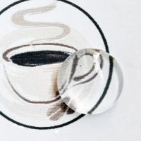 Kaboszon szklany przezroczysty 10 mm Kaboszon szklany przezroczysty 10 mm