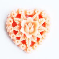 Kaboszon z żywicy serduszko Kaboszon z żywicy serduszko