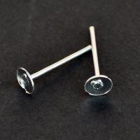 Baza kolczyka srebrna wkręt 4 mm  Baza kolczyka srebrna wkręt 4 mm