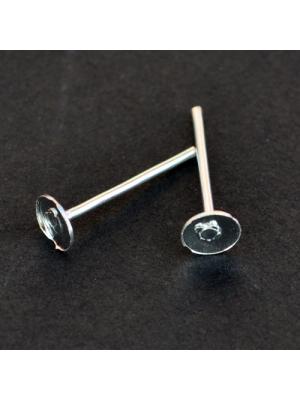 Baza kolczyka srebrna wkręt 4 mm  Baza kolczyka srebrna wkręt 4 mm