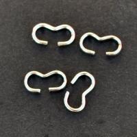 Łącznik klasyczny srebrny 2 szt.