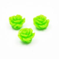 Koralik róża limonka 6 mm