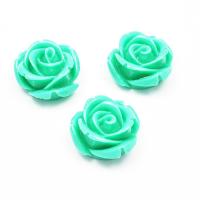 Kaboszon róża seledynowa 15 mm Kaboszon róża seledynowa 15 mm