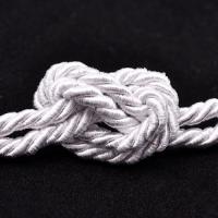 Sznurek skręcany srebrny 3 mm Sznurek skręcany srebrny 3 mm