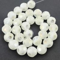 Koralik glitter pale yellow 10 mm Koralik glitter pale yellow 10 mm