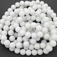 Koralik 10 mm szklany biały Koralik 10 mm szklany biały