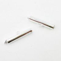 Zapięcie slide srebrne 24 x 6 mm Zapięcie slide srebrne 24 x 6 mm