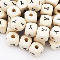 Koralik drewniany literka Y