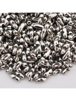 Zapięcie do łańcuszka kulkowego antyczne srebro 1,5 mm 2szt. Zapięcie do łańcuszka kulkowego antyczne srebro 1,5 mm 2szt.