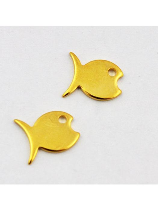 Pendant Stainless Steel gold fish