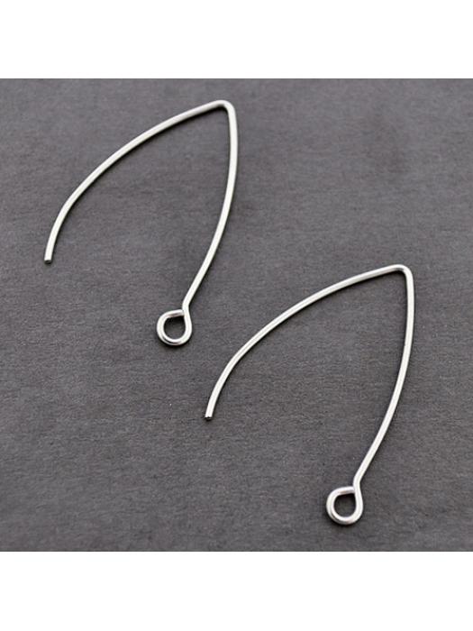 Earring hooks long 30 mm