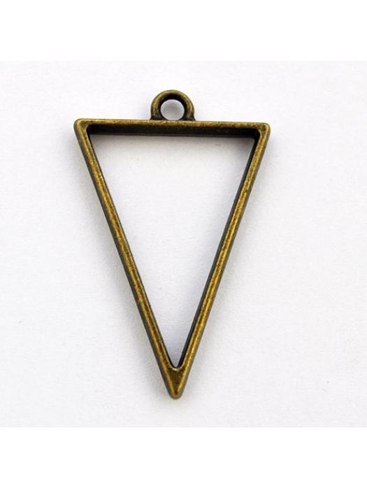 Pendant  link antique triangel