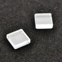 Kaboszon przezroczysty  kwadratowy 10 mm Kaboszon przezroczysty  kwadratowy 10 mm