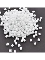Seed bead cube white