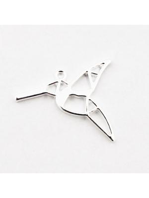 Zawieszka srebrna origami koliber