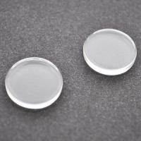 Kaboszon przezroczysty płaski 18 mm  Kaboszon przezroczysty płaski 18 mm