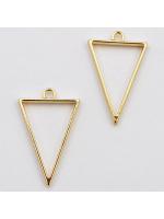 Pendant  link gold triangel
